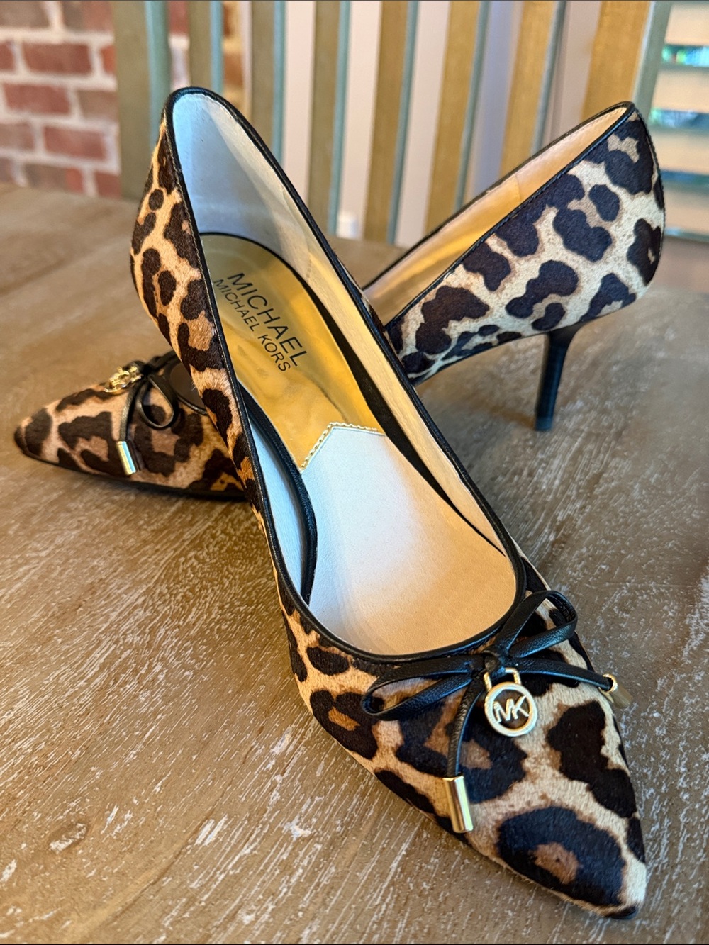 Michael Kors Nancy Leopard Pump